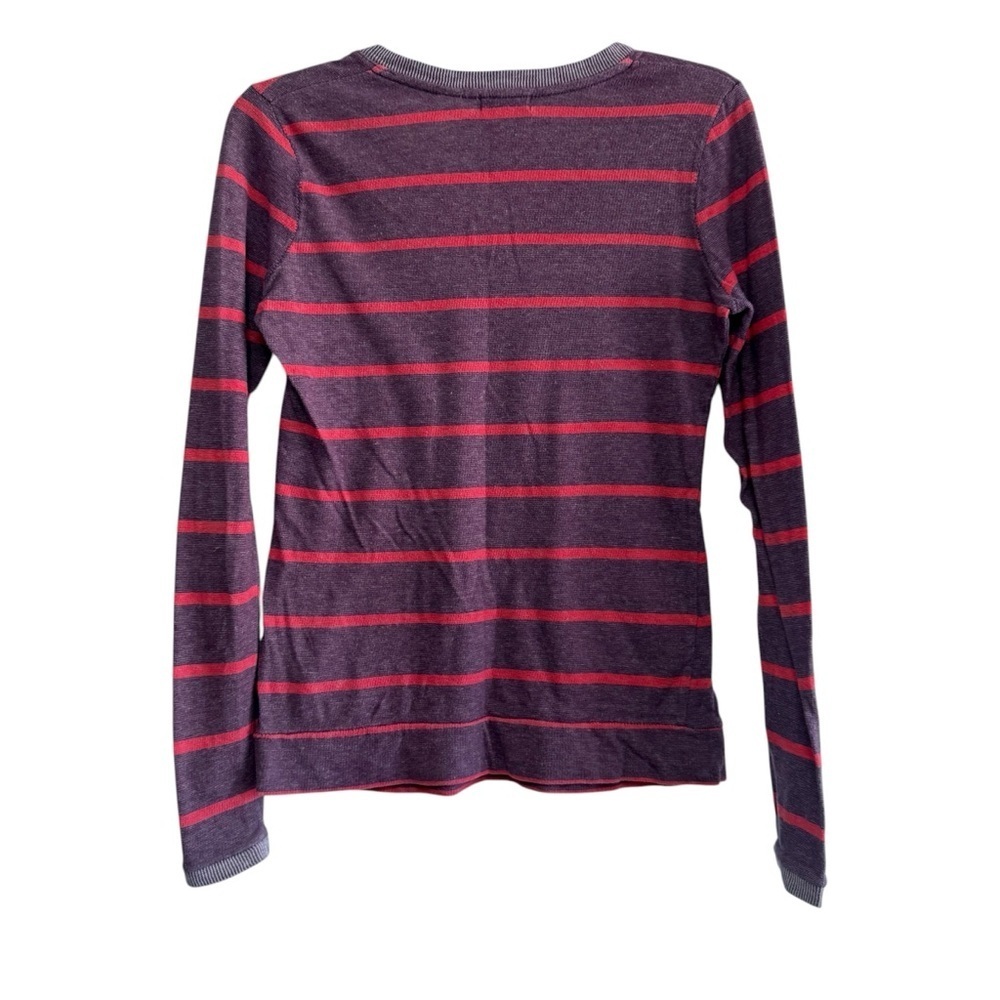 Vintage Y2K BDG Urban Outfitters Striped Long Sleeve V-Neck Knit - Picture 3 of 6